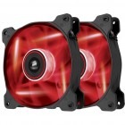 Corsair Air Series SP120 LED Red High Static Pressure 120mm Fan Twin Pack