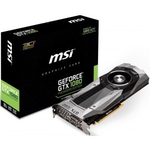 Placa video MSI GeForce GTX 1080 Founders Edition 8GB DDR5X 256
