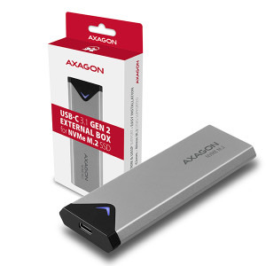 AXAGON EEM2-UG2 M2 NVMe USB 3.2 Gen 2 Type-C Silver