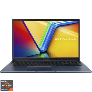 Laptop ASUS 15.6 Vivobook 15 M1502YA, FHD, Procesor AMD Ryzen™ 7 5825U (16M Cache, up to 4.5 GHz), 16GB DDR4, 1TB SSD, AMD Radeon, No OS, Quiet Blue