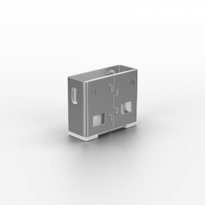 LINDY Dispozitiv blocare port USB tip A, 10 bucati (fara cheie), alb