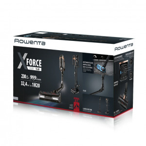Rowenta X-Force Flex15.60 RH99F1WO, 520W, 0.9L, Negru/Maro, vertical, Negru - Maro