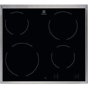 Plita incorporabila Electrolux EHF6240XXK, Vitroceramica, 4 zone de gatit, Touch control, 60 cm, Negru