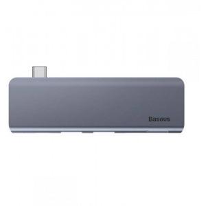 Baseus MultiPort Hub CAHUB-K0G, USB Tip C, 5-in-1, 2x USB 3.0, 1x USB-C + microSD card