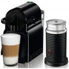 Espressor de cafea Nespresso by De'Longhi Inissia, 1260W, 19 bari, 0.7L, Negru + Aparat pentru spumare lapte Aeroccino