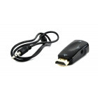 Adaptor Gembird 1x HDMI Male - 1x VGA Female, negru