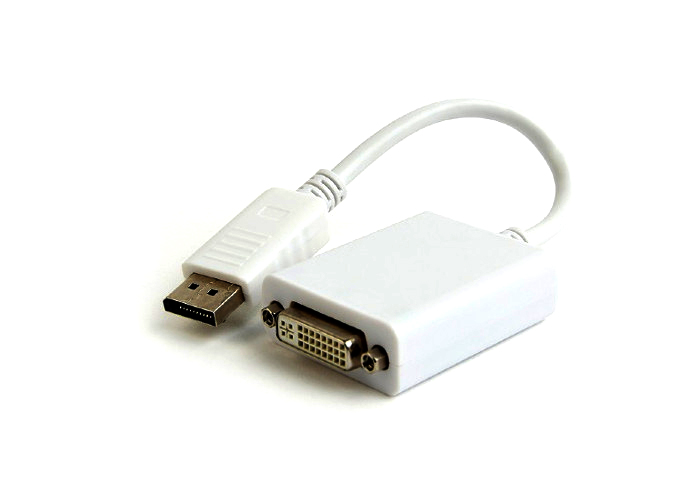 Adaptor Gembird 1x DisplayPort Male - 1x Dual-Link DVI Female, alb