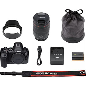 Canon EOS R6 Mark II Body Black + Obiectiv RF 24-105mm F4L IS USM