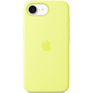 Apple Protectie pentru spate, material silicon pentru iPhone 16e, culoare Neon Yellow - SEASONAL