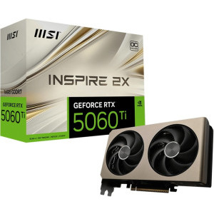 MSI GeForce RTX 5060 Ti INSPIRE 2X OC 16GB GDDR7 128-bit DLSS 4.0