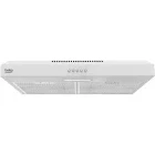 Hota Beko traditionala HNS61222NAW, Capacitate de absorbtie 201 m3/h, 3 trepte de putere, 60 cm, Clasa C, Alb