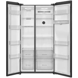 TCL RP631SLE1, 634 L, Clasa E, Total No Frost, Inverter, AAT, Swing Flow, Dozator de apa, Control electronic, 177 cm, Gri