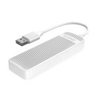 Hub USB Orico FL02, 4x USB 2.0, Alb