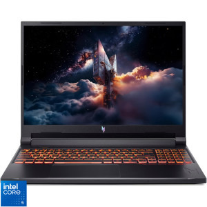 Laptop Acer Gaming 16 Nitro V 16 ANV16-72, WUXGA IPS 180Hz, Procesor Intel® Core™ 5 210H (12M Cache, up to 4.80 GHz), 16GB DDR5, 1TB SSD, GeForce RTX 5060 8GB, No OS, Obsidian Black