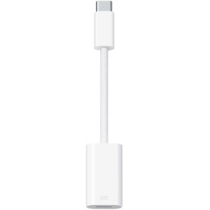 Cablu de date / adaptor Apple Adaptor USB-C Male la Lightning Female, White