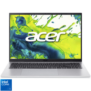 Laptop Acer 16 Aspire Go 16 AG16-71P, WUXGA IPS 120Hz, Procesor Intel® Core™ 5 120U (12M Cache, up to 5.00 GHz), 16GB DDR5, 512GB SSD, Intel Graphics, No OS, Pure Silver