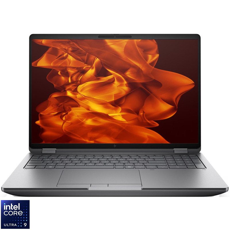 Laptop HP 16'' ZBook Fury 16 G1i Mobile Workstation, WQXGA IPS, Procesor Intel® Core™ Ultra 9 285HX (36M Cache, up to 5.50 GHz), 64GB DDR5, 2TB SSD, RTX PRO 3000 Blackwell 12GB, 5G, Win 11 Pro