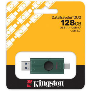 Kingston DataTraveler Duo 128GB USB-A/USB-C 3.2 Gen1