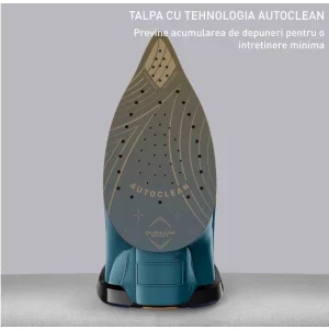 Tefal Fier de calcat Ultimate Pure FV9851E0, 3200W, 60g/min, Albastru/Negru