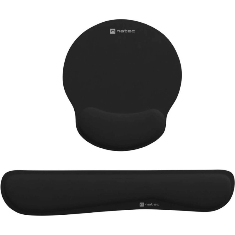 Mouse pad Natec Chipmunk 2 Ergonomic Black