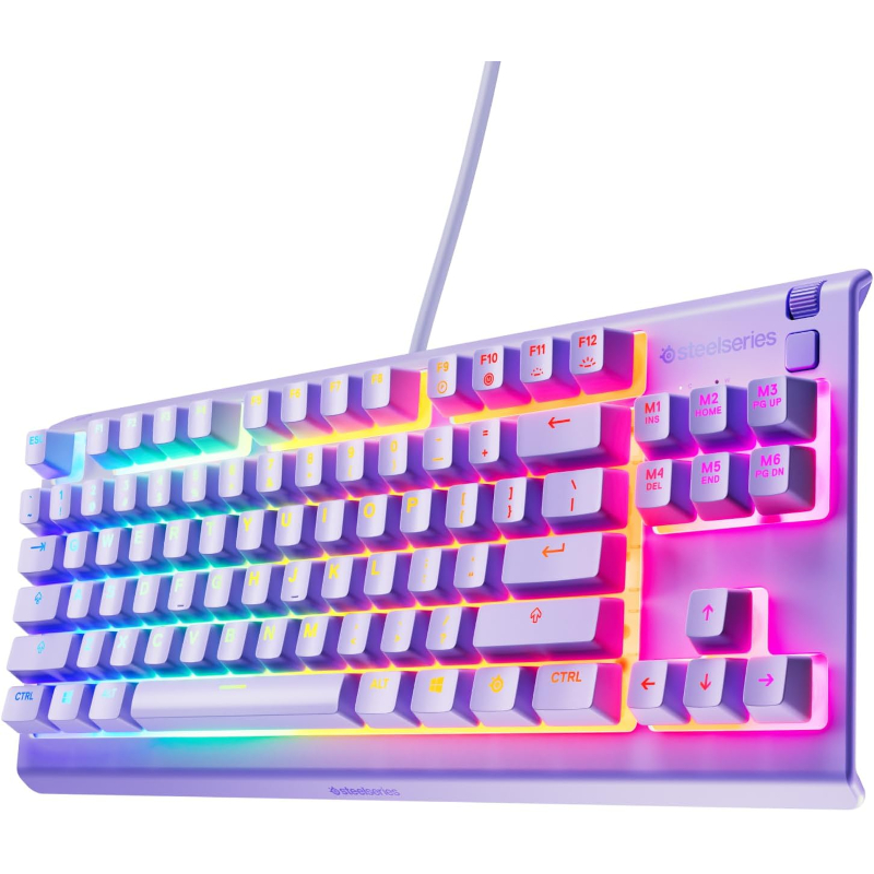 Tastatura Gaming SteelSeries Apex 3 TKL RGB [US] Lavander
