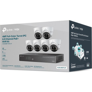 TP-LINK VIGI NK8MP-T6425-2T + 6 Camere