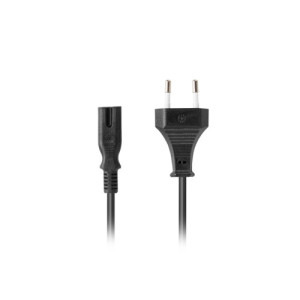 Lanberg Cablu alimentare CEE 7/16 Euro Plug - IEC320/C7 1.8m, Negru