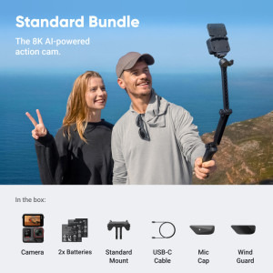 Insta360 Ace Pro 2 Midnight Black Dual Battery Bundle