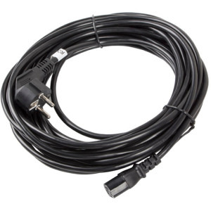 Lanberg Schuko Male - IEC320/C13 Female, 5m, negru