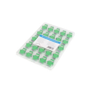 Accesoriu retea Lanberg Mufa SM SC/APC simplex, capace transparente, 25 buc