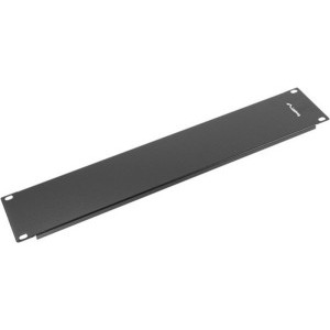 Lanberg AK-1402-B 2U, Blanking panel, 19, Metal, Black