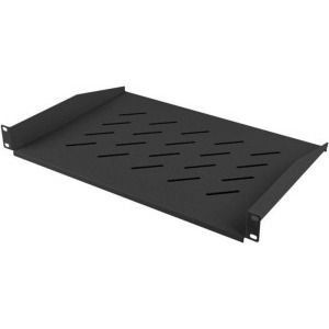 Lanberg AK-1008-B Shelf 19" 1U 483 x 315 mm, max load 25 kg, Black