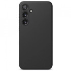 Lemontti Capac protectie spate Silicon Silky Black pentru Galaxy A55