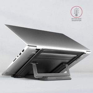 AXAGON STND-L stand aluminiu pliabil 10-17.3 inch Grey