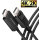 Cablu video AXAGON DisplayPort Male - HDMI 2.0 Male, 1.8 m, Negru