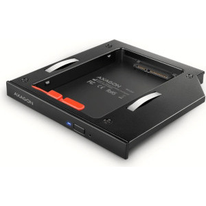 Adaptor HDD Caddy AXAGON HDD/SSD RSS-CD12, pentru unitati optice de tipul 12.7 mm