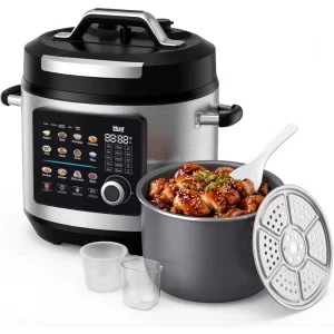 iHunt Multicooker Bro Ultra, 1300W, 8L, Argintiu/Negru