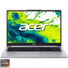 Laptop Acer 15.6'' Aspire Lite 15 AL15-46P, FHD IPS, Procesor AMD Ryzen™ 3 5400U (8M Cache, up to 4.0 GHz), 8GB DDR4, 512GB SSD, AMD Radeon, No OS, Light Silver