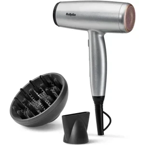 Uscator de par BaByliss Cosmos D580DE, 2100W, Argintiu
