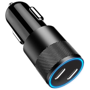 Lemontti 2x USB-, Super Fast Charge, 60W, Black