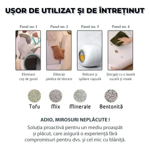 iHunt Litiera Smart pentru pisici V1 Alb