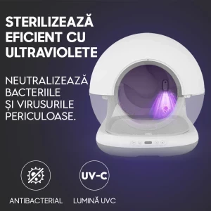 iHunt Litiera Smart pentru pisici V6 Alb