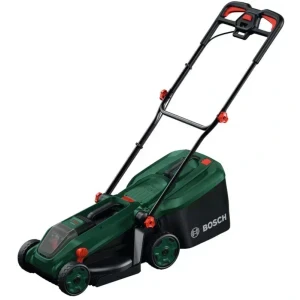 Bosch Masina de tuns iarba cu acumulator ROTAK18V-34, 18 V, latime taiere 34 cm, inaltime taiere 25-65 mm, 5 trepte de taiere, sac colector 35 L