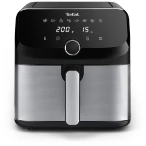 Tefal Friteuza cu aer cald Easy Fry Mega EY855D10, 2020W, 7.5L, Negru/Argintiu