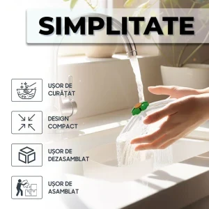 iHunt Dozator automat de hrana & Fantana de apa pentru animale Smart Pet Care Pack Alb