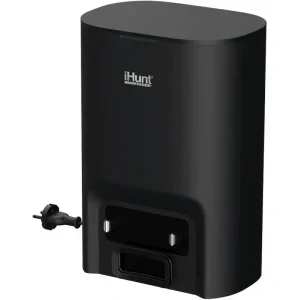 iHunt Bro Robo Clean V6 AutoBase, 2600 mAh, 5000Pa, 0.25 L + 3L, Negru
