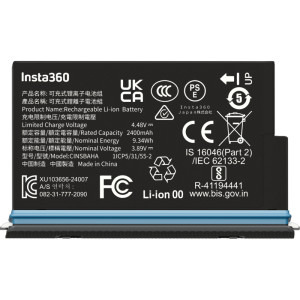 Insta360 Baterie reincarcabila pentru X5 Midnight Black