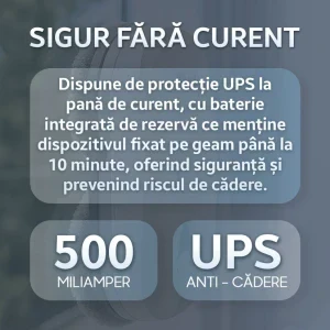 iHunt pentru geamuri Window 3 Ultra, 500 mAh, 2500Pa, Alb