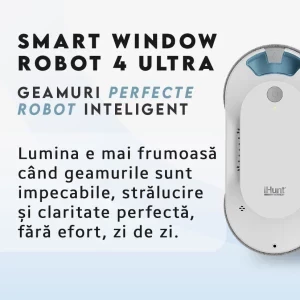 iHunt pentru geamuri Window 4 Ultra, 500 mAh, 2500Pa, Alb