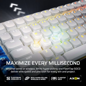Corsair Vanguard 99 Air Wireless White OPX Low Profile Switch Mecanica